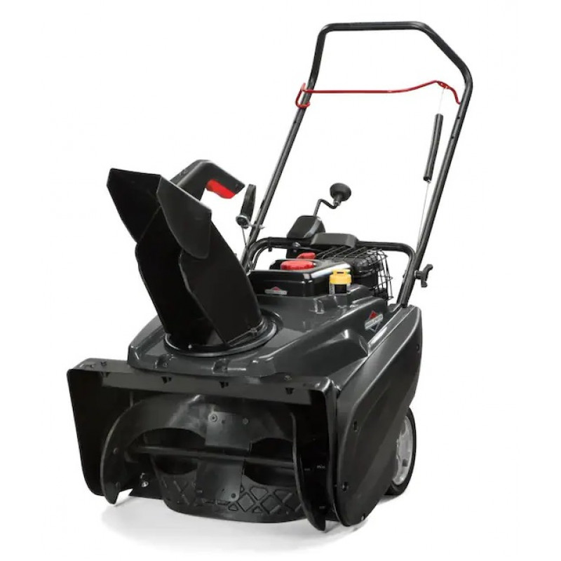 Briggs & Stratton 1022ER 22-in 208-cc Single-Stage with Auger Assistance Gas Snow Blower with Push-Button Electric Start