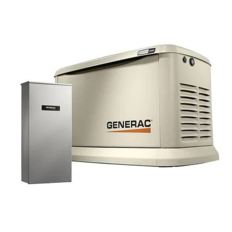 Generac Guardian™ 16kW Aluminum Standby Generator System (100A ATS w/ 16-Circuit Load Center) w/ Wi-Fi